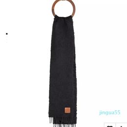Designer Scarves for Women Width 30CM 8 Color Scarf Mens Embroidery Scarves Winter Outdoor Wool Accessories Christmas Gift