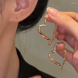 Hoop Earrings Contracted Cold Wind Women Love The Tide Niche Design Feeling Senior Temperament Joker Wholesale