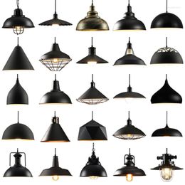 Pendant Lamps American Retro Industrial Style Lampshade Restaurant Hanging Wire Lamp Creative Lighting Fixture Decorative Iron