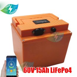 Lithium 60V battery lifepo4 60V 15ah bateria with BMS for 1000W 800W Electric tricycle Electric motorcycle mobility scooter