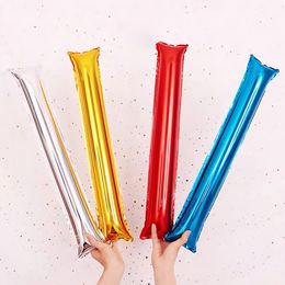 Noise Maker 24pcs Inflatable Cheering Bam Thunder Sticks Cheerleading Clapper Noise Makers Boom Balloon Concert Party Favors 230814