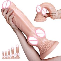 Sex Toy Massager Big Silicone Dildo for Men Women Anal Plug Penis Realistic Knot Dildos Female Masturbator Adult Supplies