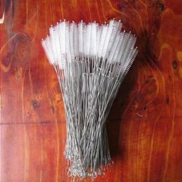 200x50x10MM Stainless Steel Nylon Straw Cleaner Cleaning Brush For Drinking PipeTube Baby Bottle Cup Clean Tools Evuok