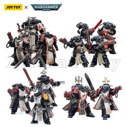 Military Figures In-StockJOYTOY 1/18 Action Figure 40K Black Templars Squads Anime Collection Military Model 230814
