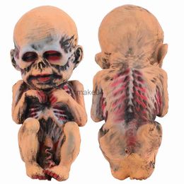 Novelty Items Halloween Horror Baby Corpse Handmade Doll Crafts Resin Ornaments Halloween Haunted Doll Ghost Zombie Baby Decor J230815