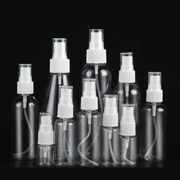 10ML 20ML 30ML 50ML 60ML 80ML 100ML 120ML 200ML Clear Empty Fine Mist Plastic Mini Travel Bottle Set, Small Refillable Liquid Container Fivp