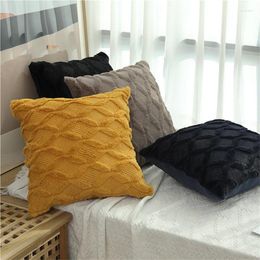 Pillow Nordic Luxury Cover Plush Embroidered Super Soft Decorative Sofa Pillowcase Home Decoration Square Pillows