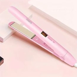 Portable 2-in-1 Hair Straightener and Curler - Flat Iron and Curling Iron in One - Easy to Use and Travel-Friendly