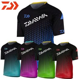 Outdoor T-Shirts 2024 Summer A Fishing Jersey Shirt Men Outdoor Sports Breathable Fishing Shirt Hiking Camping Quick Dry Fishing Clothing 230814