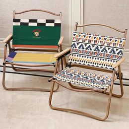 Camp Furniture Sea Travel Folding Camping Chair Patio Portable Picnic Armrest Minimalist Lounge Designer Silla De Playa Outdoor