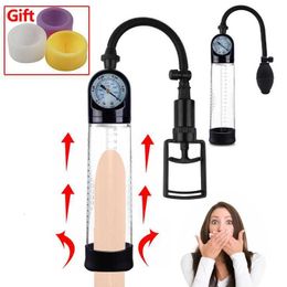 Sex Toy Massager Penis Pump Vacuum for Adult Big Erection Enlargement Device Enlarger Men