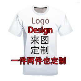 Men's T Shirts 2023 Spring And Summer European American 3D Printed T-shirt LOGO Short-sleeved Crewneck Top A Piece To Pictu