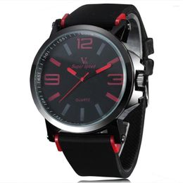 Wristwatches Authentic V6 Brand Students Sports Watches Rubber Strap Quartz 100pcs/lot Wholesale