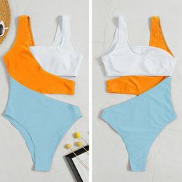 Women's Swimwear Stylish Quick Dry Female Bathing Suit Wide Straps Women Stretchy Swimming Pool Supplies
