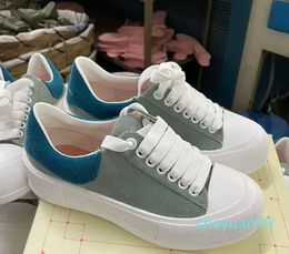 Luxury designer 2023 casual shoe ladies sneakers sport Walking loafer real leather black white red pink blue