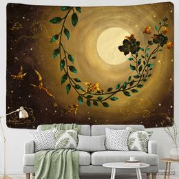 Tapestries Chinese Style Painting Tapestry Wall Hanging Style Hippie Aesthetics Room Artist Home Decor R230815