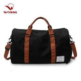 Duffel Bags Wobag Large capacity Men Travel Luggage Bag Women Multifunctional Oxford Cloth Weekender Outdoor Travel Duffle Bag J230815