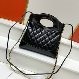 designer 31 bag Macaron mini shopping bag patent leather cross body bag women designers crossbody bags black shoulder bag 2023 fashion female handbag black purse