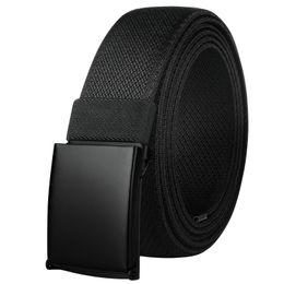 Other Fashion Accessories Belts Drizzte Men Plus Size Big Tall 100cm To 180cm 39''71'' Long Stretch Nylon Web Waistband Black 230814