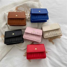 Cross Body Women's Mini Lipstick Small Square Bag 2023 New Flip Rivet Buckle Single Shoulder Crossbody Chain Bag caitlin_fashion_bags