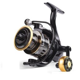 Spinning Reels Salwater Fishing Reel He500-7000 Max Drag 10Kg 5.21 Metal Ball Grip Spool For Carp Pesca Drop Delivery Sports Outdoors Dhkk4