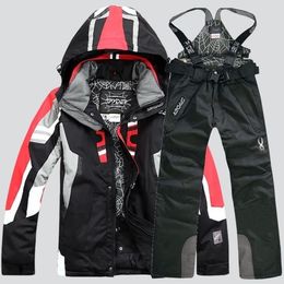 Skiing Suits Warm Snowboarding Men Winter Suit Male Waterproof Breathable Snow Jacket Pant set de snowboard 230814