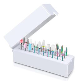 Nail Manicure Set 30Pcs Drill Bits Ceramic Diamond Cuticle Efile Carbide Remover for Home Salon Acrylic Gel Art Pedicure Tools 230815