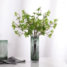 Decorative Flowers Japanese Enkianthus Perulatus Green Grass Large 100CM Dining-Table Decoration Artificial Plant Wedding Flower Party -