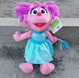 Plush Dolls Skyleshine Sesame Street Elmo The Abby Plush Doll 30cm Cute Stuffed Girls 230814