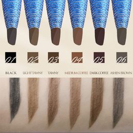 Eyebrow Pencil Waterproof Microblading Eyebrow Pen Stencil Tint Tattoo Eyebrows Makeup Sweat-proof Long Lasting Eye Brow Pencils E393