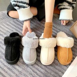 Australia top quality man women increase snow slippers Soft comfortable sheepskin keep Warm slippers Girl Beautiful gift free transshipment 2023 585401 new discoS
