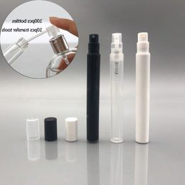 5ML Clear Plastic Empty Pump Spray Atomizer Bottle Refillable For Perfume Essential Oil Skin Softer Sample Container Reuseable Gift Bot Fkta