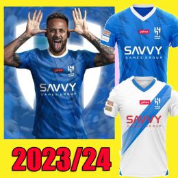 NEYMAR JR 2023 2024 Al Hilal Saudi soccer jerseys MALCOM NEVES SERGEJ VIETTO KOULIBALY LGHALO KANNO home away 23 24