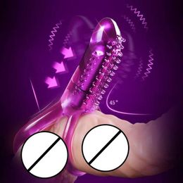 Sex Toy Massager Penis Rings Clitoris Vibrators for Women Clitoral Stimulator Double Ring Cock Male Dildo Bullet Vibrator Massage