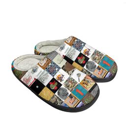 Slippers Chicago Band Rock Home Cotton Custom Mens Womens Sandals Plush Bedroom Casual Keep Warm Shoes Thermal Slipper