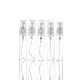 7ML 1/4Oz Refillable Clear Glass Atomizer Mini Empty Pump Spray Bottle Vial For Perfume Essential Oil Sample Gift Iiaev