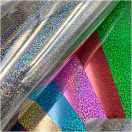 Craft Tools 25X30Cm Glitter Heat Transfer Vinyl Sheet Htv Iron On For Diy Cricut T Shirt 8 Vibrant Colours Press 263 Drop Delivery Ho Dhk6C