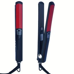 Hair Straightener 1 Inch Professional Heating Flat Iron Hair Straightener With Adjustable Temperature Even Heat Distribution