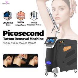 Professional Pico laser Black Doll Treatment Laser Freckle Removal Picosecond Lasers Tattoo Removal Machine