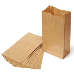 24*13*8 cm sacchetti di carta da kraft sottili sacchetti di cibo riciclabile alimentare caramelle confezionamento della festa da asporto da asporto da asciuga