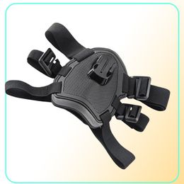 Dog Collars Leashes 1Pcs Adjustable Harness Chest Strap Mount Action Camera Holder Base Hero Sports Accessories5758491