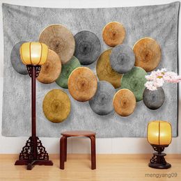 Tapestries Vertigo Painting Line Tapestry Wall Hanging Nordic Style Art Dormitory Room Decor R230815