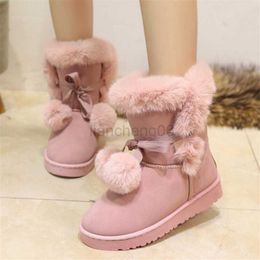 Dress Shoes New Women's Snow Boots Tube Warm Comfortable Ball Casual Non-slip Wear Women Boots Thigh High Winter Boots Women X230519