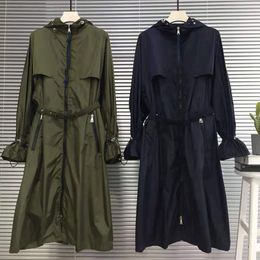 Women's Trench Coats 2023 spring and autumn windbreaker women's casual British temperament long dust jacket with belt 230814