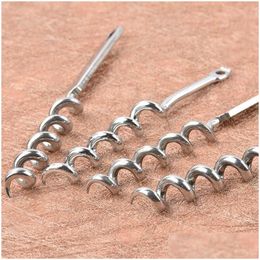 Openers Stainless Steel Wine Opener Part With Countersunk Holes Metal Screw Corkscrew Bottle Insert Parts 250 V2 Drop Delivery Home Dh9Da