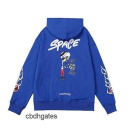 2023 Designer Hoodies Sweaters Hoodie Chromezhearts Ch Corolla Heart Sweater Coat Unisex Hooded Blue Space Fun Little Man Hoodie Top