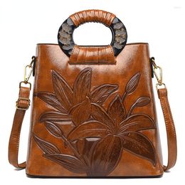 Evening Bags Floral Luxury Handbags High Quality Women Handbag Designer Fashion Tote Bag Ladies PU Leather Crossbody Shoulder