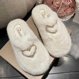 Slippers Slippers Women 2023 Autumn Winter New Warm Home Bright Diamond Fashion Outer Wear Shoes Ytmtloy Zapatillas Mujer Casa Indoor1 X230519