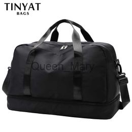 Duffel Bags TINYAT Large Travelling Bags For Women Handbag Nylon Luggage Bags Crossbody Bag Men's Travel Bag Casual Ladies Fashion Sports Bag J0815