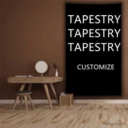 Tapestries Custom Tapestry Natural Decompression Treatment Room Decoration Banner Background Banner Picture R230815